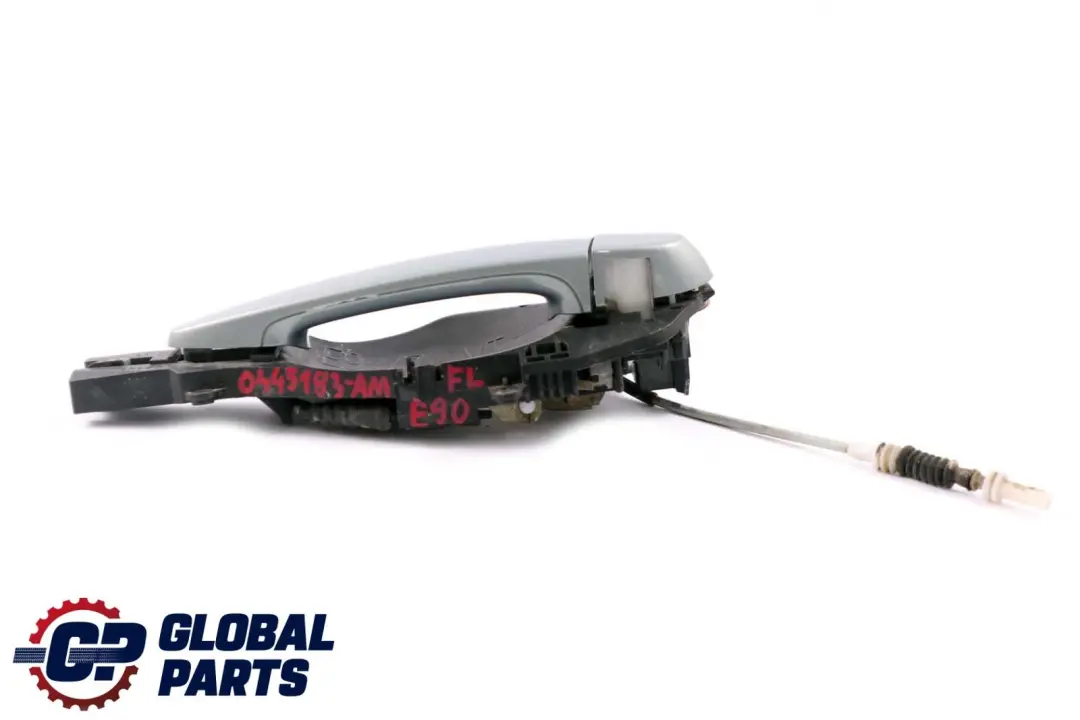 Complete Front Left Grab Handle N/S Arktis Metallic - A34 to BMW 3 Series E90 E91 with Part number 445183 BMW 3 Series E90 E91 Complete Front Left Grab Handle N/S Arktis Metallic - A34 - SKU rhd-0445183-AM - Part number 445183