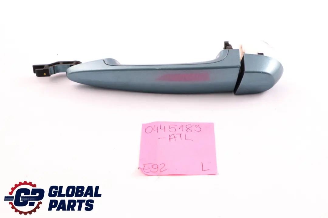 Front Left Grab Handle Bracket N/S Atlantikblau Blue to BMW 3 Series E90 E91 E92 with Part number 0445183 BMW 3 Series E90 E91 E92 Front Left Grab Handle Bracket N/S Atlantikblau Blue - SKU rhd-0445183-ATL - Part number 0445183