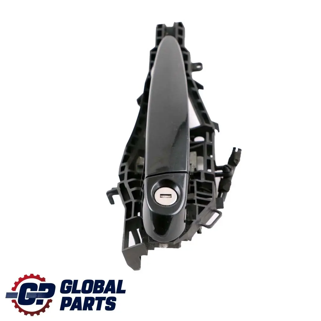 BMW 3 Series F30 F31 Grab Handle Front Right O/S Door Black Sapphire 475 - SKU rhd-0445184-BS - Part number 0445184