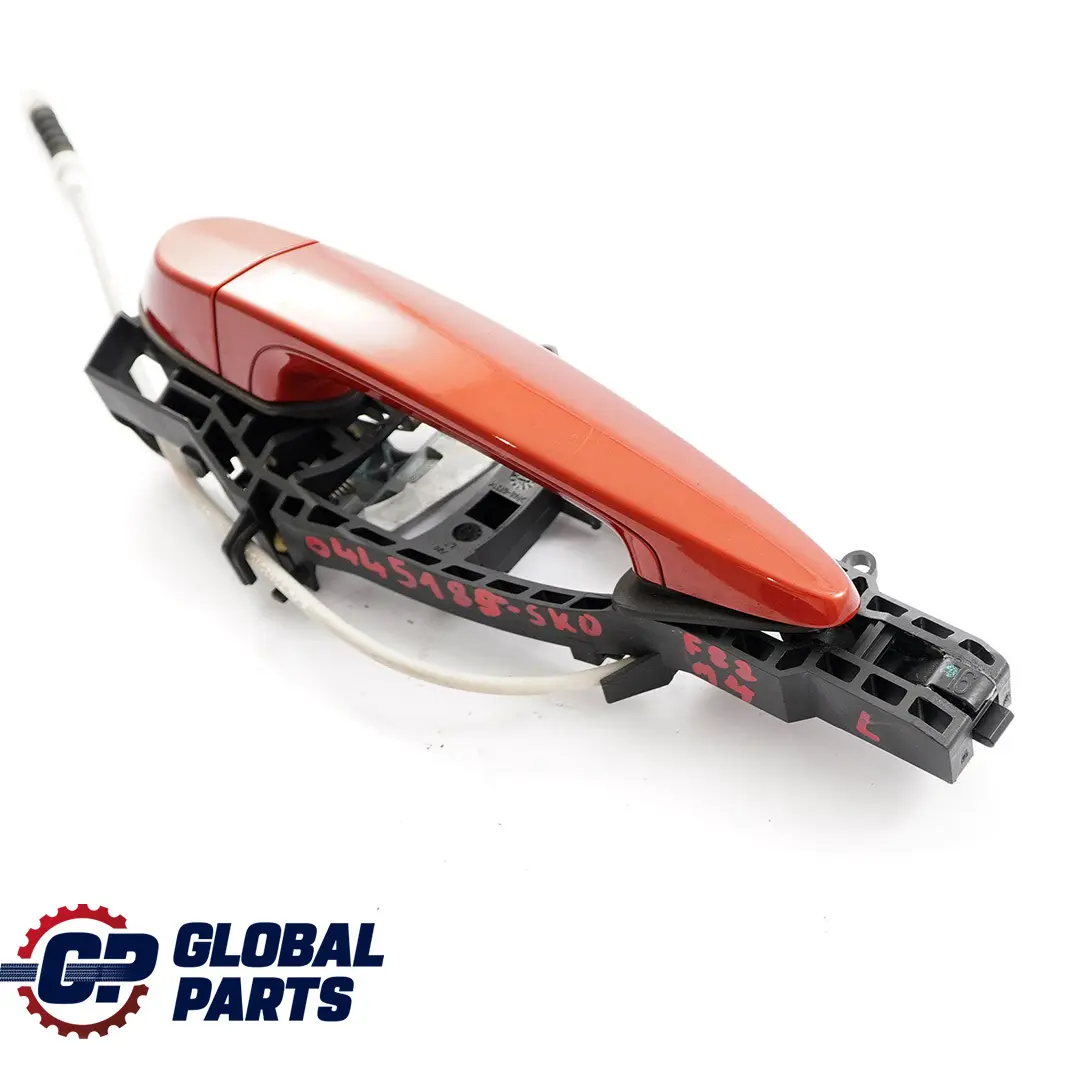 BMW 4 Series F82 M4 Complete Left Grab Handle N/S Sakhir Orange Metallic C1H - SKU rhd-0445185-SKO - Part number 0445185