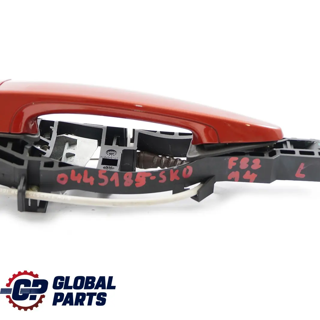 Complete Left Grab Handle N/S Sakhir Orange Metallic C1H to BMW 4 Series F82 M4 with Part number 0445185 BMW 4 Series F82 M4 Complete Left Grab Handle N/S Sakhir Orange Metallic C1H - SKU rhd-0445185-SKO - Part number 0445185