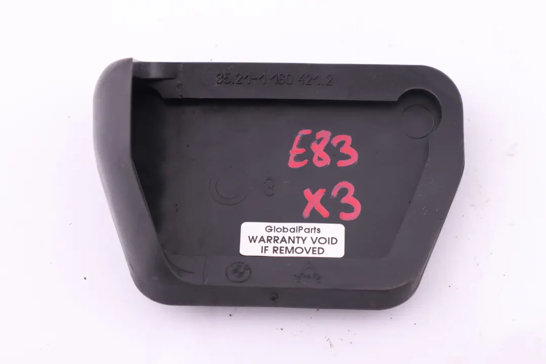 Genuine BMW Automatic Transmission Brake Pedal Rubber Pad Cover to with Part number 1160421 Genuine BMW Automatic Transmission Brake Pedal Rubber Pad Cover - SKU rhd-1160421 - Part number 1160421