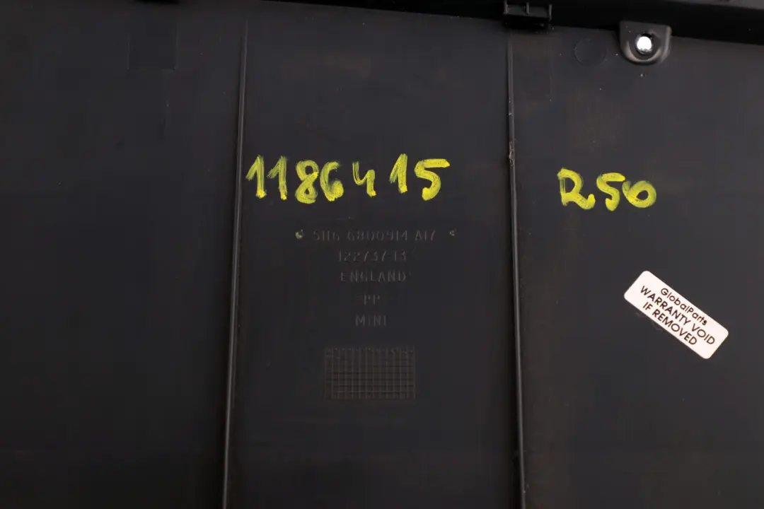 BMW Mini Cooper R50 R53 Storing Partition Passenger Side Panther Black Left N/S - SKU rhd-1186415 - Part number 6800914