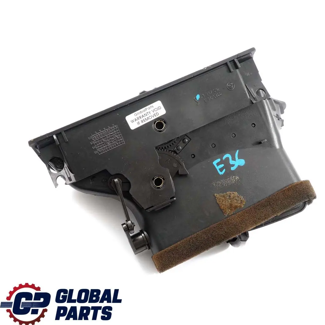 BMW 3 Series E36 Front Fresh Air Grille Center Air Duct Black - SKU rhd-1387012 - Part number 1387012