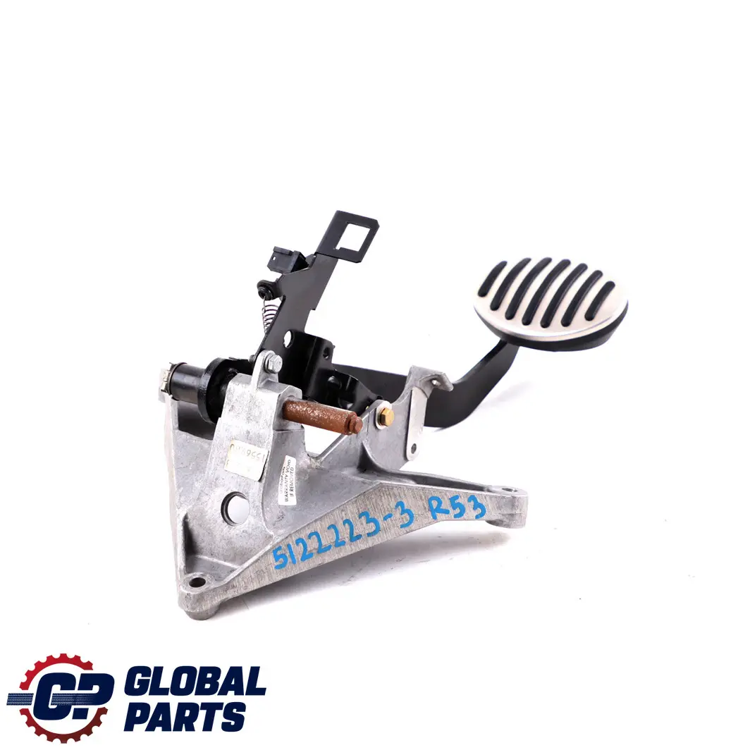Brake Pedal Assembly Automatic Gearbox Chrome to MINI Cooper R50 R52 R53 3 with Part number 1512223 MINI Cooper R50 R52 R53 3 Brake Pedal Assembly Automatic Gearbox Chrome - SKU rhd-1512223-3 - Part number 1512223