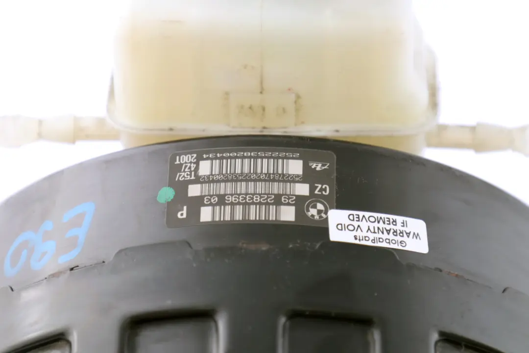 Brake Servo Unit Master Cylinder to BMW 3 Series E90 E92 E93 M3 with Part number 2283396 BMW 3 Series E90 E92 E93 M3 Brake Servo Unit Master Cylinder - SKU rhd-2283396 - Part number 2283396