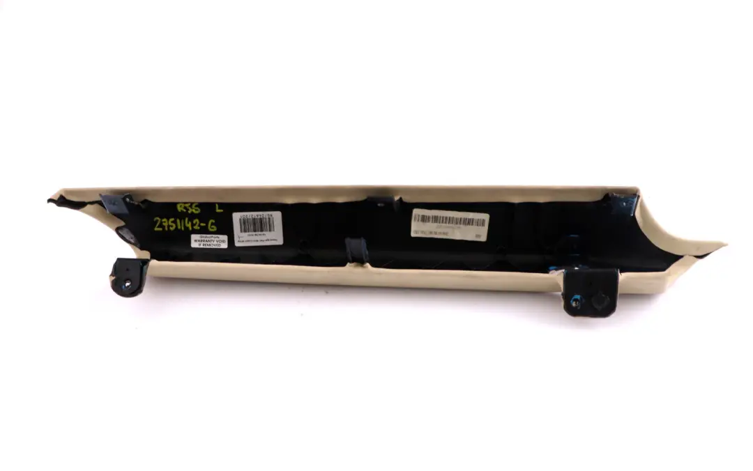 Knee Protection Left N/S Trim Cover Cream White to BMW Mini Cooper 6 R55 R56 R57 with Part number 2752121 BMW Mini Cooper 6 R55 R56 R57 Knee Protection Left N/S Trim Cover Cream White - SKU rhd-2751142-6 - Part number 2752121