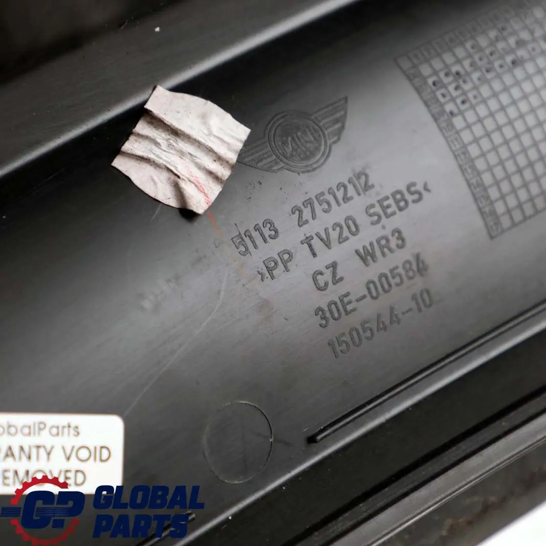 Mini Cooper One R55 R56 R57 LCI Apron Scuttle Cover Trim Left N/S - SKU rhd-2751212 - Part number 2751212
