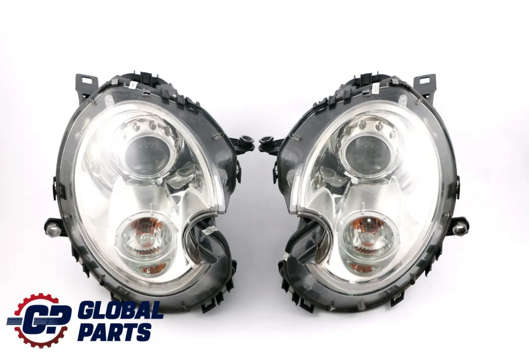 BMW Mini Cooper R55 R56 R57 R58 R59 Xenon Headlight Set Left Right N/O/S - SKU rhd-2751879-2751880-SET - Part number 2751879