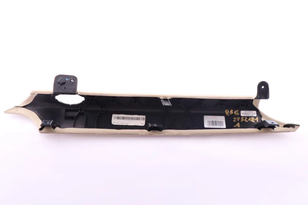 Knee Protection Cover Trim Passenger's N/S Cream White to BMW Mini Cooper 1 R56 with Part number 2752121 BMW Mini Cooper 1 R56 Knee Protection Cover Trim Passenger's N/S Cream White - SKU rhd-2752121-1 - Part number 2752121