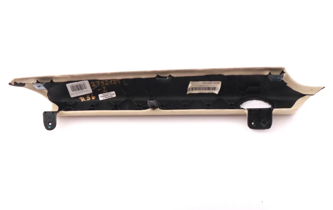 BMW Mini Cooper 2 R56 Knee Protection Cover Trim Passenger's N/S Cream White - SKU rhd-2752121-2 - Part number 2752121