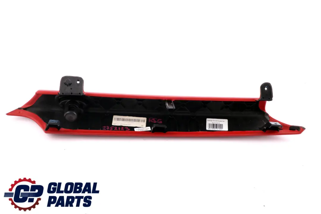 Knee Protection Passenger's Side Left N/S Rooster Red 2751142 to BMW Mini R55 R56 with Part number 2752123 BMW Mini R55 R56 Knee Protection Passenger's Side Left N/S Rooster Red 2751142 - SKU rhd-2752123 - Part number 2752123