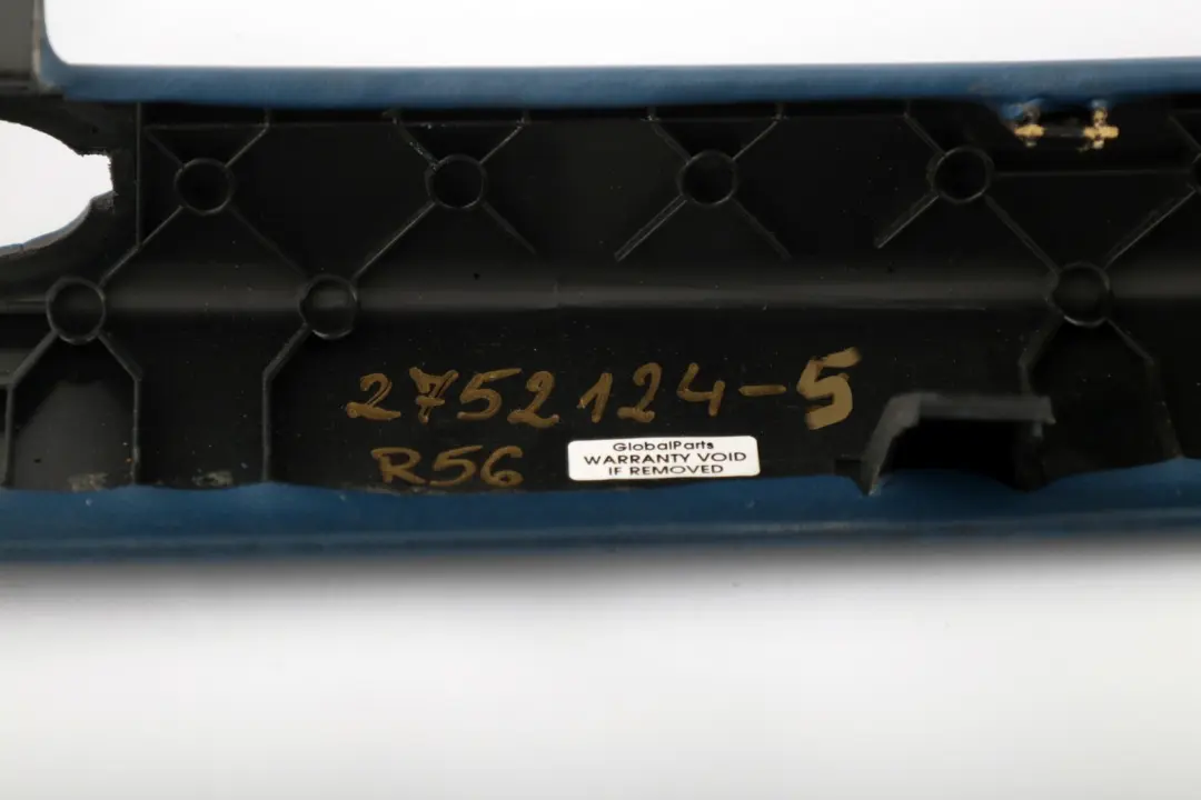 Mini One 5 R56 R57 R58 Dashboard Dash Lower Trim Cover Set Pacific Blue - SKU rhd-2752124-5 - Part number 2752124