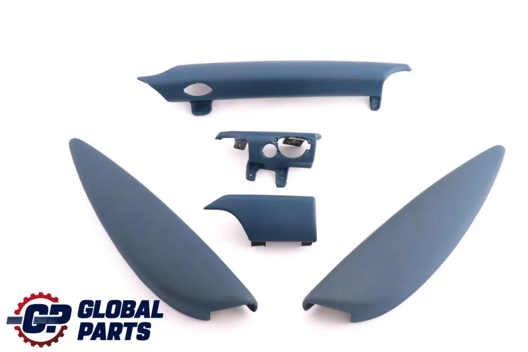 Dashboard Dash Lower Trim Cover Set Pacific Blue to BMW Mini Cooper One 7 R56 R57 with Part number 2752124 BMW Mini Cooper One 7 R56 R57 Dashboard Dash Lower Trim Cover Set Pacific Blue - SKU rhd-2752124-7 - Part number 2752124