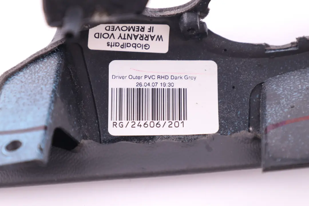 Driver's Side Dark Grey to BMW Mini Cooper 4 R55 R56 R57 Cover with Part number 2752125 BMW Mini Cooper 4 R55 R56 R57 Cover Driver's Side Dark Grey - SKU rhd-2752125-4 - Part number 2752125