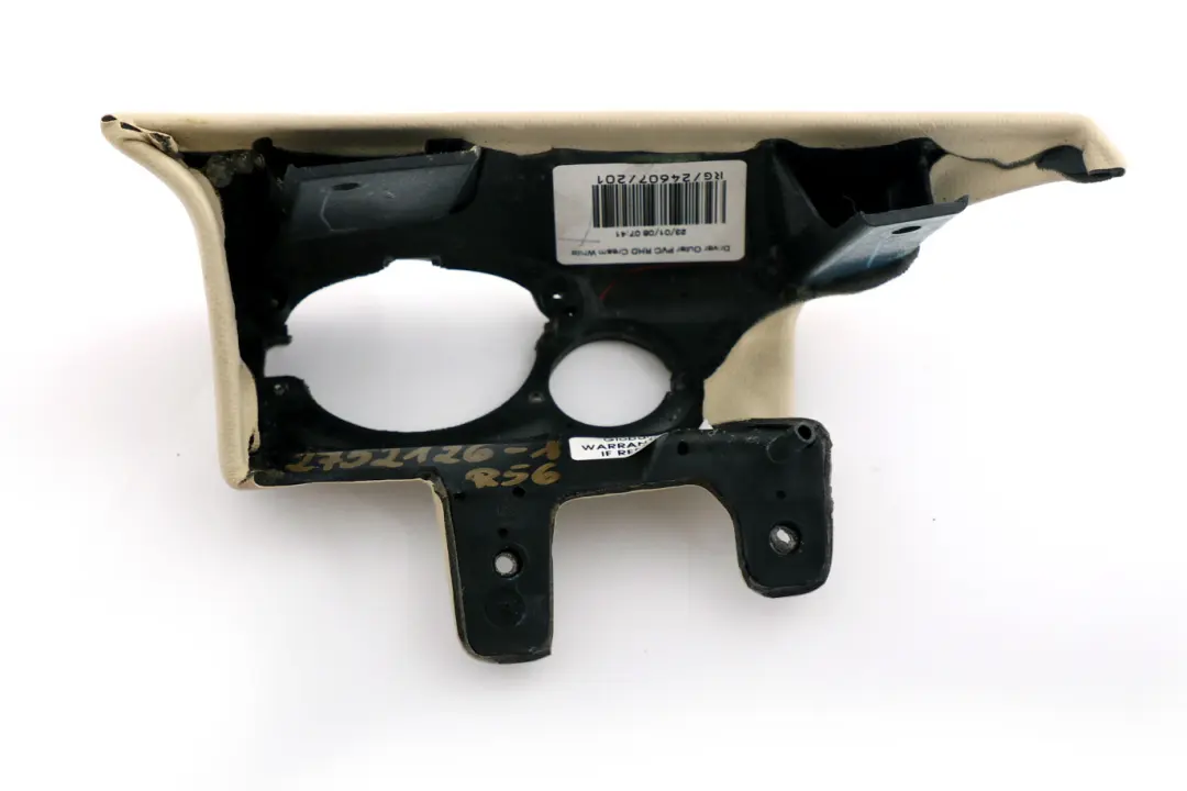 BMW Mini Cooper 1 R55 R56 R57 Knee Protection Trim Cover Cream White Left N/S - SKU rhd-2752126-1 - Part number 2752126