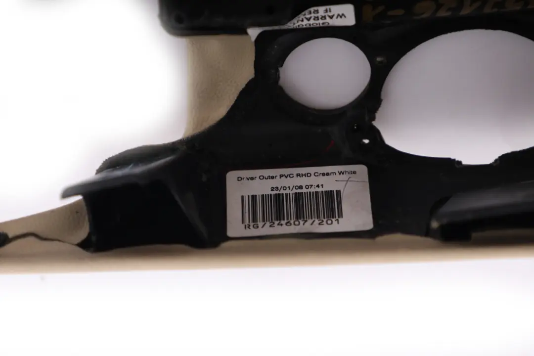 BMW Mini Cooper 1 R55 R56 R57 Knee Protection Trim Cover Cream White Left N/S - SKU rhd-2752126-1 - Part number 2752126