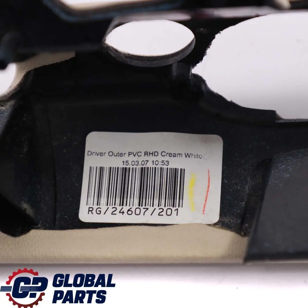 Mini Cooper R55 R56 Knee Protection Trim Dashboard Cover Cream White Left N/S - SKU rhd-2752126 - Part number 2752126