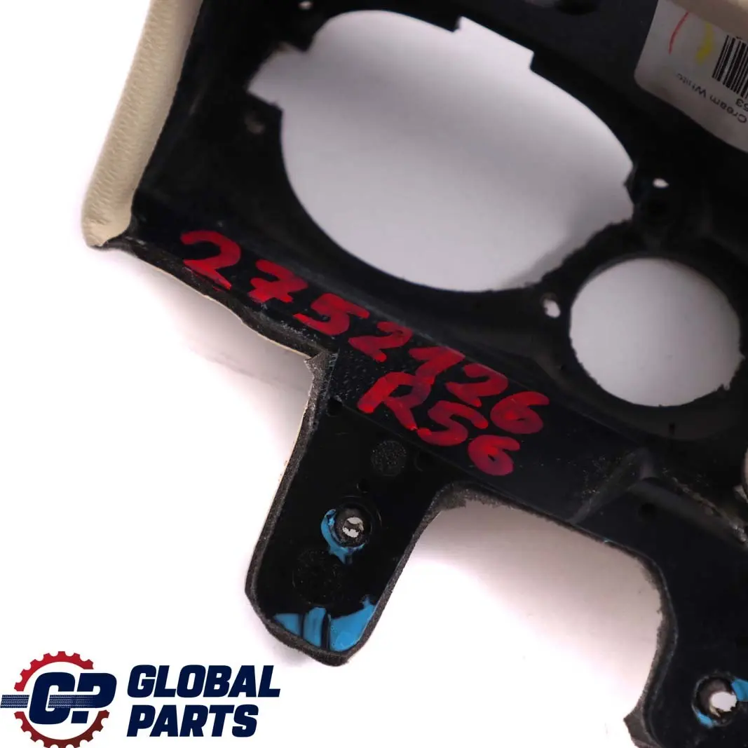 Knee Protection Trim Dashboard Cover Cream White Left N/S to Mini Cooper R55 R56 with Part number 2752126 Mini Cooper R55 R56 Knee Protection Trim Dashboard Cover Cream White Left N/S - SKU rhd-2752126 - Part number 2752126