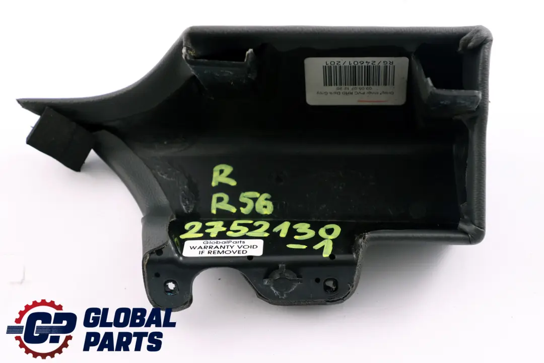 BMW Mini Cooper R55 R56 R57 Driver's Side Knee Protection Right O/S Dark Grey - SKU rhd-2752130-1 - Part number 2751144