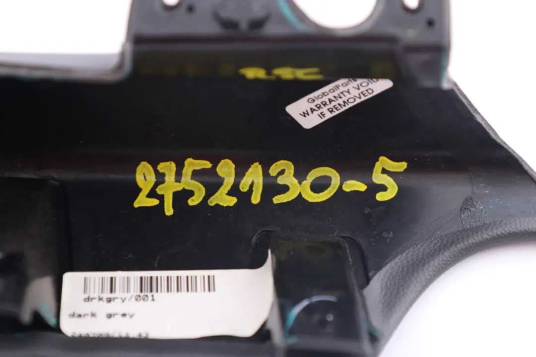 Driver's Side Knee Protection Right O/S Dark Grey to BMW Mini Cooper 5 R55 R56 R57 with Part number 2751144 BMW Mini Cooper 5 R55 R56 R57 Driver's Side Knee Protection Right O/S Dark Grey - SKU rhd-2752130-5 - Part number 2751144