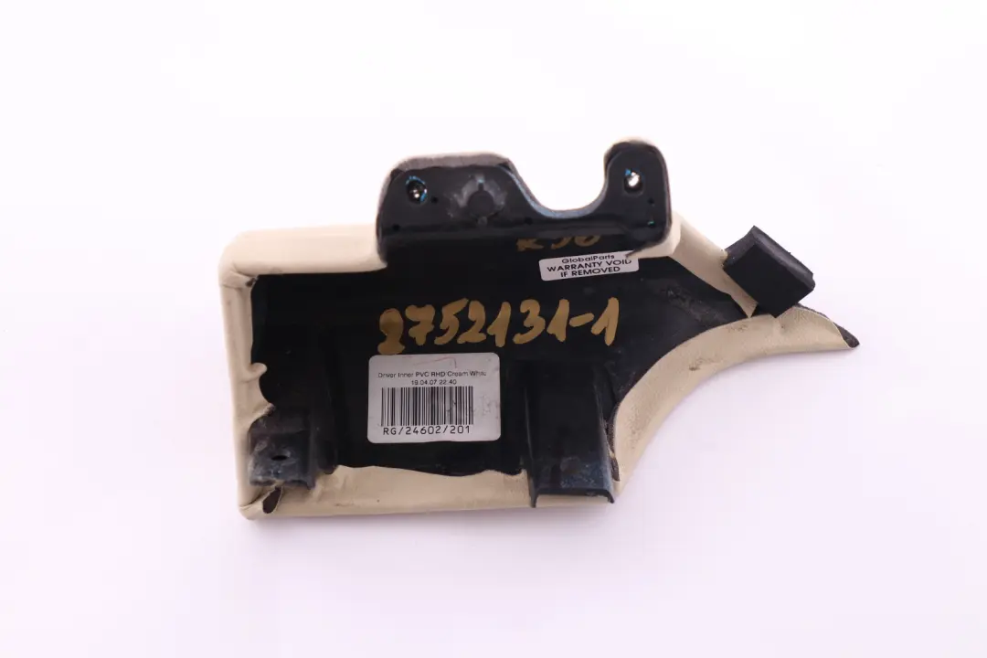 Knee Protection Driver Right O/S Trim Cream White to BMW Mini Cooper 1 R55 R56 R57 with Part number 2752131 BMW Mini Cooper 1 R55 R56 R57 Knee Protection Driver Right O/S Trim Cream White - SKU rhd-2752131-1 - Part number 2752131