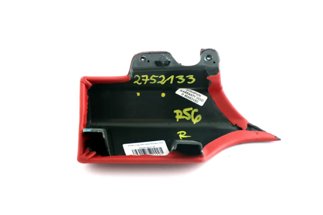 Knee Protection Right O/S Rooster Red to Mini Cooper One R55 R56 R57 with Part number 2751144 Mini Cooper One R55 R56 R57 Knee Protection Right O/S Rooster Red - SKU rhd-2752133-1 - Part number 2751144