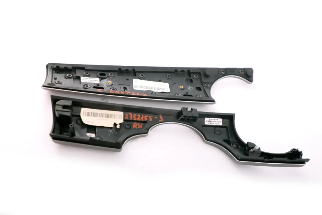 Dashboard Panel Trim Cover BRUSHED ALLOY to BMW MINI Cooper 3 R55 R56 with Part number 2752155 BMW MINI Cooper 3 R55 R56 Dashboard Panel Trim Cover BRUSHED ALLOY - SKU rhd-2752155-3 - Part number 2752155