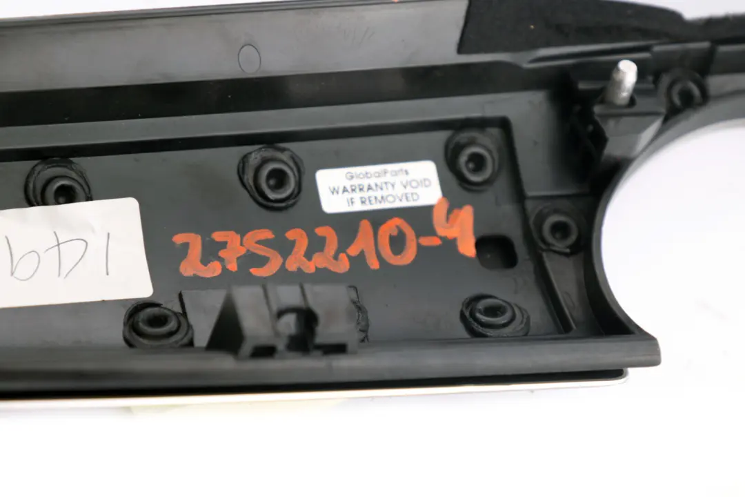 BMW MINI Cooper 4 R55 R56 Dashboard Panel Trim Cover BRUSHED ALLOY - SKU rhd-2752210-4 - Part number 2752210