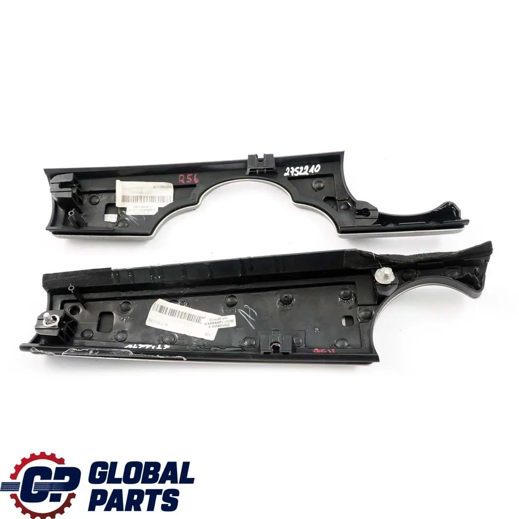 Dashboard Panel Trim Cover Brushed Alloy Aluminium to Mini Cooper One R55 R56 with Part number 2752210 Mini Cooper One R55 R56 Dashboard Panel Trim Cover Brushed Alloy Aluminium - SKU rhd-2752210 - Part number 2752210