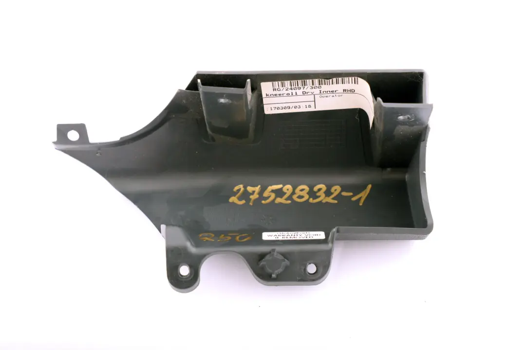 Knee Protection Driver's Side Trim to BMW Mini Cooper 1 R55 R56 R57 with Part number 2752832 BMW Mini Cooper 1 R55 R56 R57 Knee Protection Driver's Side Trim - SKU rhd-2752832-1 - Part number 2752832