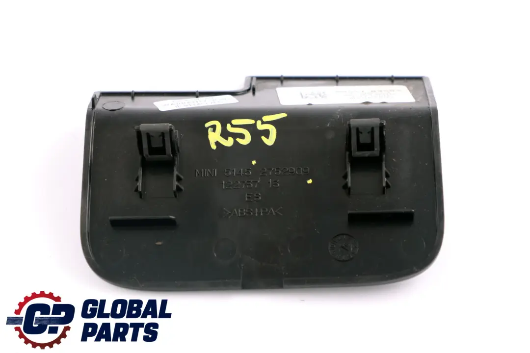 Heater cover centre console bottom 2752909 to BMW MINI Cooper One R55 R56 R57 LCI with Part number 51452752909 BMW MINI Cooper One R55 R56 R57 LCI Heater cover centre console bottom 2752909 - SKU rhd-2752909 - Part number 51452752909