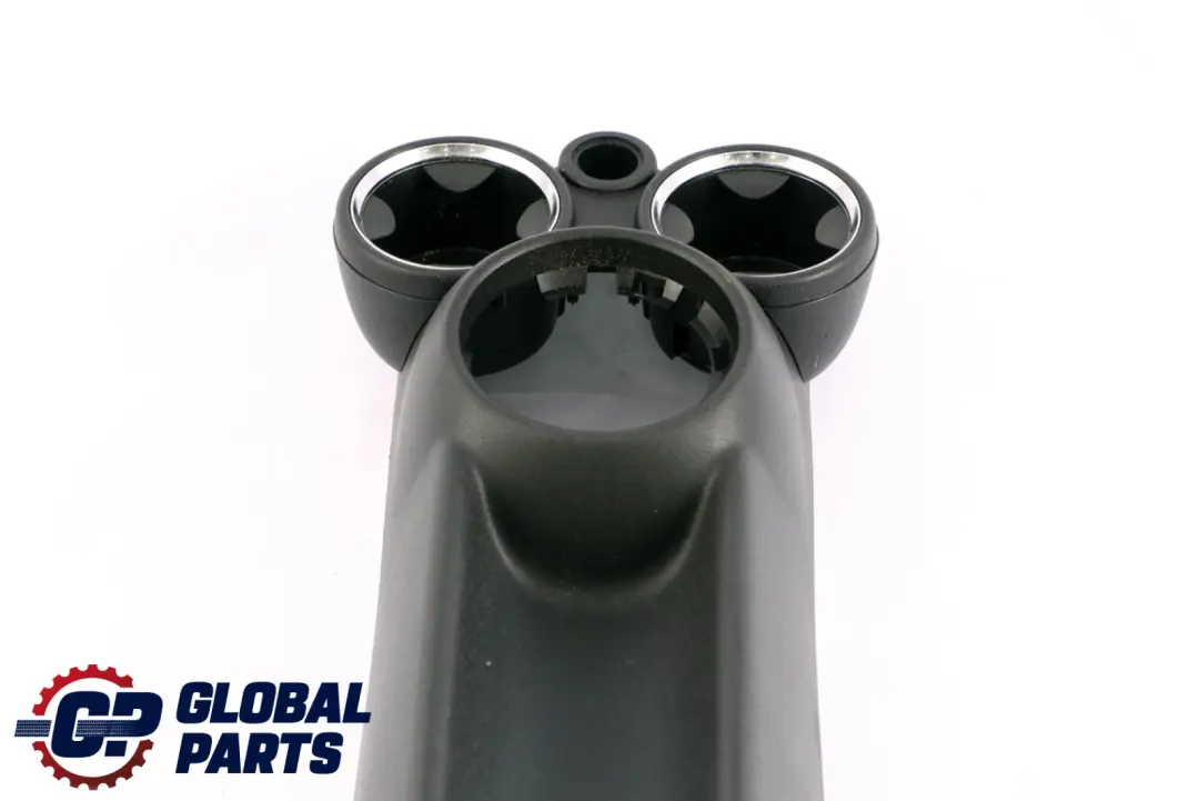 BMW Mini Cooper One R55 R56 Centre Console Chrome Trim Cup Holder Carbon Black - SKU rhd-2752927-1 - Part number 2752927