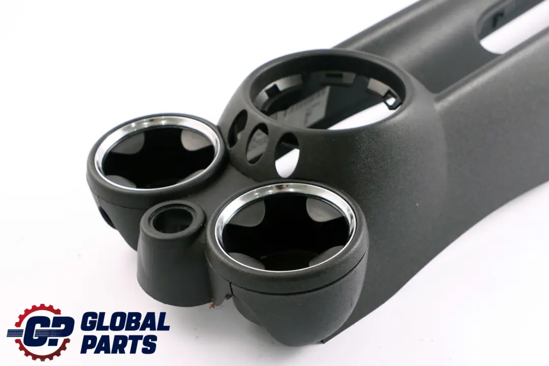 Centre Console Chrome Trim Cup Holder Carbon Black to BMW Mini Cooper One R55 R56 with Part number 2752927 BMW Mini Cooper One R55 R56 Centre Console Chrome Trim Cup Holder Carbon Black - SKU rhd-2752927-1 - Part number 2752927