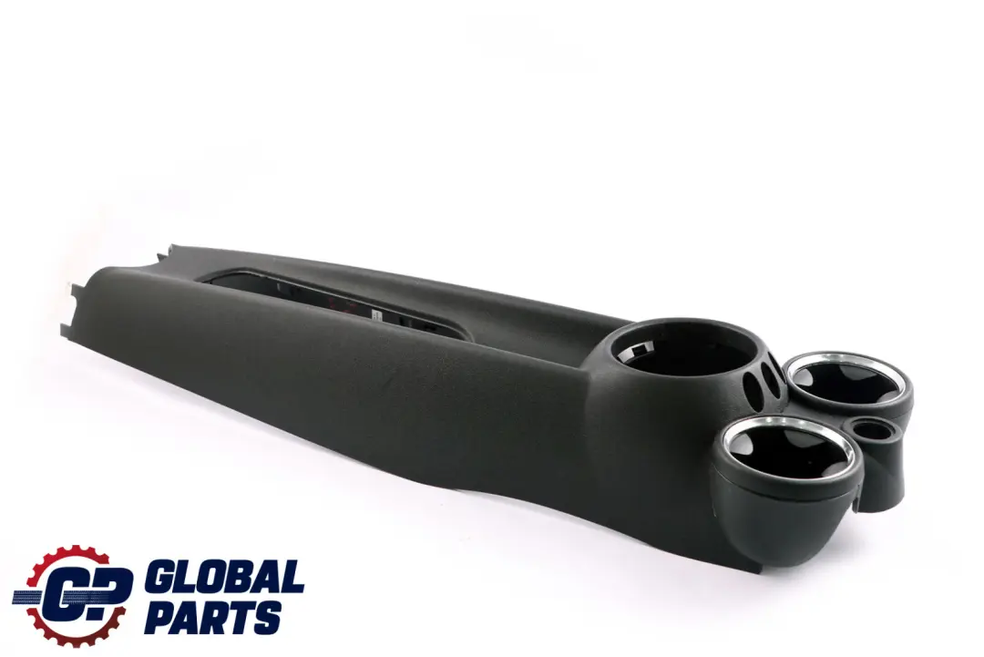 BMW Mini Cooper One R55 R56 Centre Console Chrome Trim Cup Holder Carbon Black - SKU rhd-2752927-1 - Part number 2752927