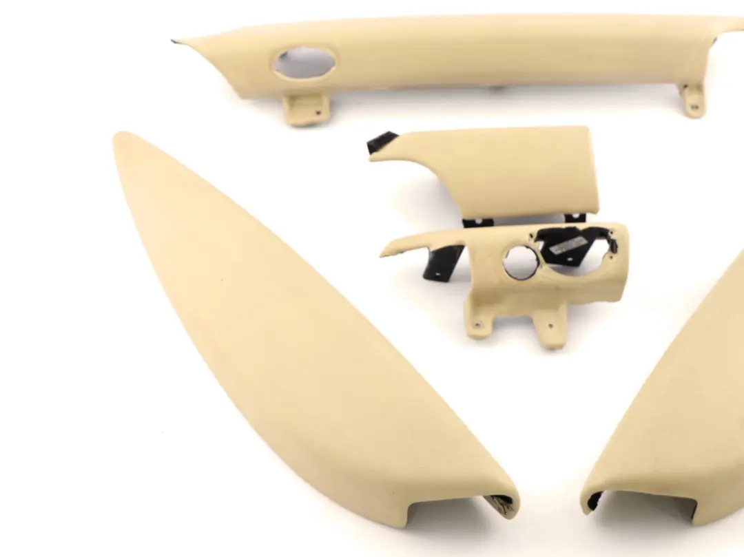 BMW Mini Cooper 10 R56 R57 Dashboard Dash Lower Trim Cover Set Kit Cream White - SKU rhd-2753317-10 - Part number 2753317