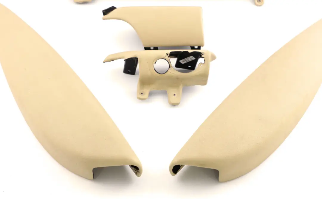 BMW Mini Cooper 10 R56 R57 Dashboard Dash Lower Trim Cover Set Kit Cream White - SKU rhd-2753317-10 - Part number 2753317