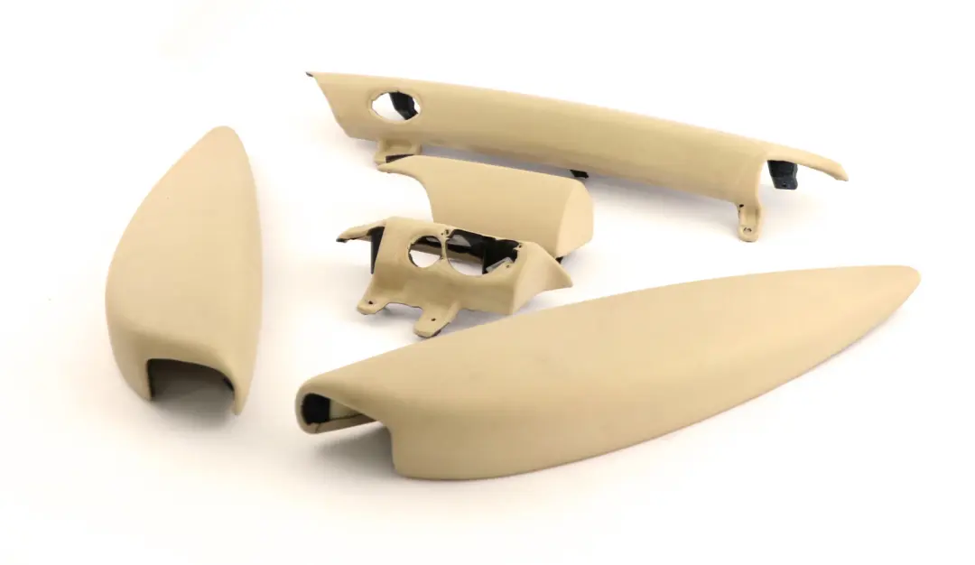 Dashboard Dash Lower Trim Cover Set Kit Cream White to BMW Mini Cooper 10 R56 R57 with Part number 2753317 BMW Mini Cooper 10 R56 R57 Dashboard Dash Lower Trim Cover Set Kit Cream White - SKU rhd-2753317-10 - Part number 2753317