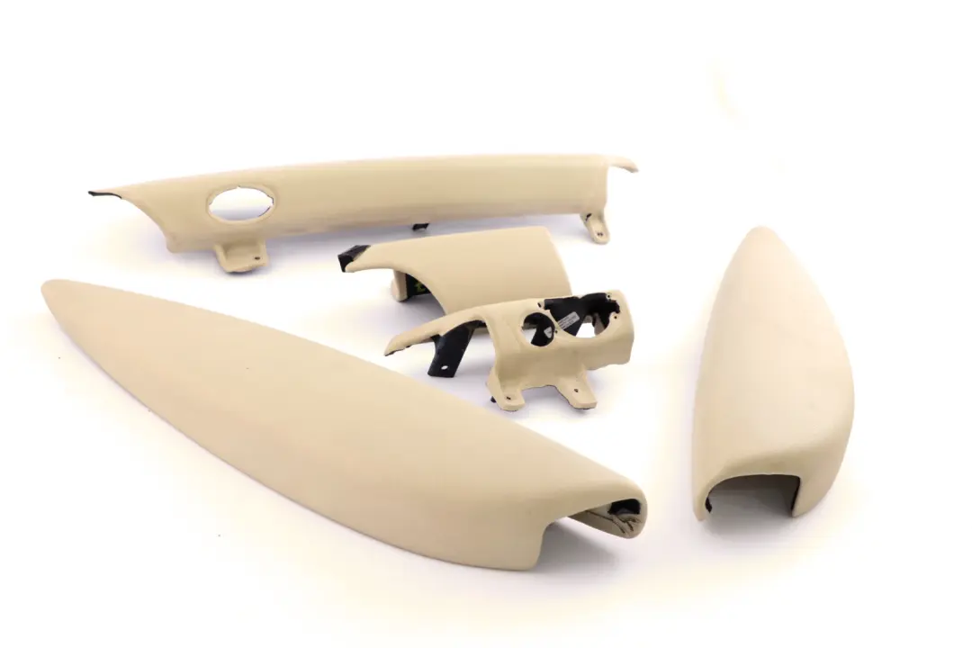 Dashboard Dash Lower Trim Cover Set Kit Cream White to BMW Mini Cooper 10 R56 R57 with Part number 2753317 BMW Mini Cooper 10 R56 R57 Dashboard Dash Lower Trim Cover Set Kit Cream White - SKU rhd-2753317-10 - Part number 2753317