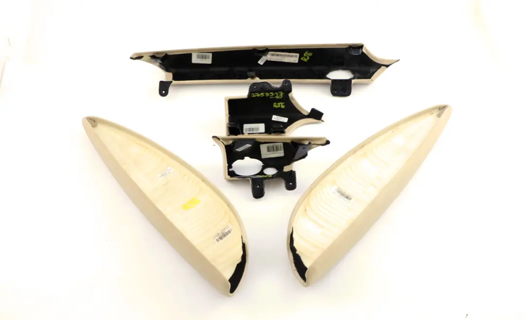 Dashboard Dash Lower Trim Cover Set Kit Cream White to BMW Mini Cooper 10 R56 R57 with Part number 2753317 BMW Mini Cooper 10 R56 R57 Dashboard Dash Lower Trim Cover Set Kit Cream White - SKU rhd-2753317-10 - Part number 2753317