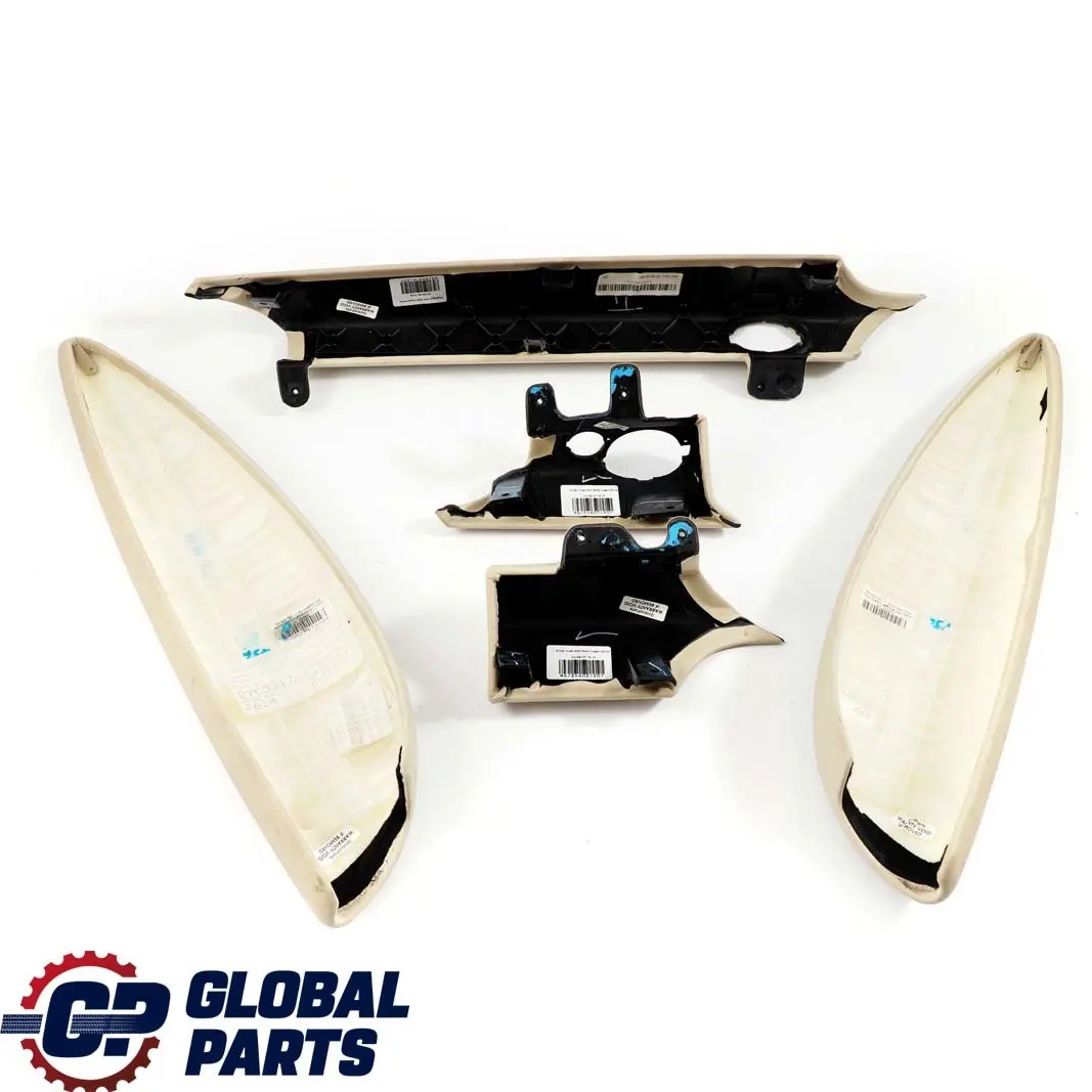 Dashboard Dash Lower Trim Set Kit Cover Cream White to BMW Mini Cooper 3 R56 R57 with Part number 2753317 BMW Mini Cooper 3 R56 R57 Dashboard Dash Lower Trim Set Kit Cover Cream White - SKU rhd-2753317-3 - Part number 2753317