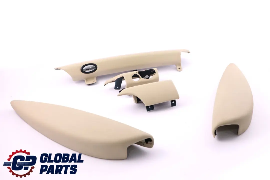 BMW Mini Cooper 6 R56 R57 Dashboard Dash Lower Trim Set Kit Cream White - SKU rhd-2753317-6 - Part number 2753317