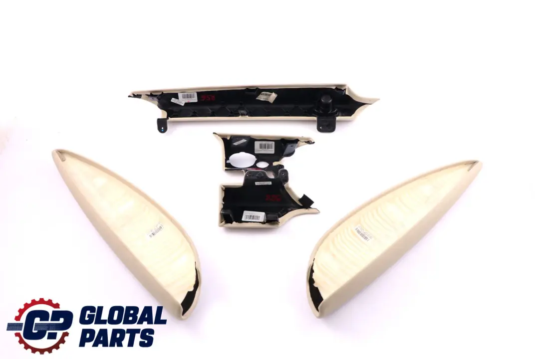 BMW Mini Cooper 6 R56 R57 Dashboard Dash Lower Trim Set Kit Cream White - SKU rhd-2753317-6 - Part number 2753317