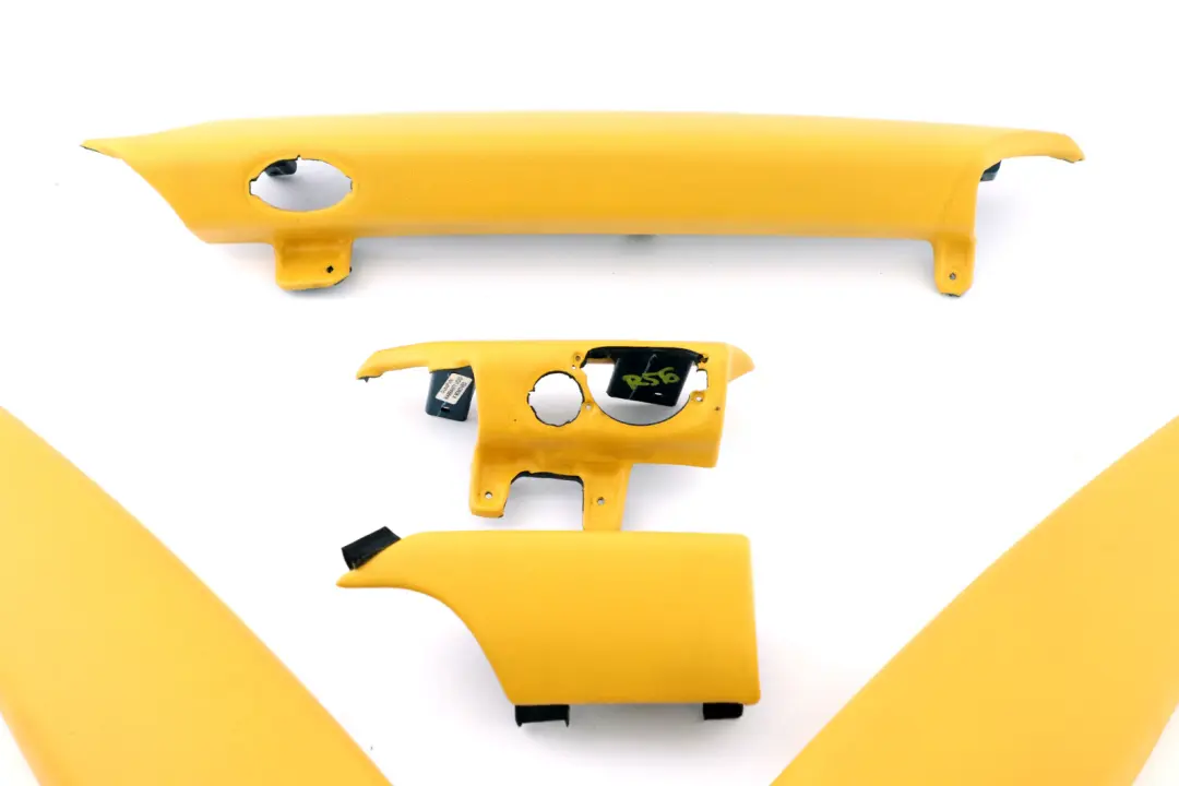 Dashboard Dash Lower Trim Cover Set Mellow Yellow to BMW Mini Cooper One 2 R55 R56 with Part number 2753323 BMW Mini Cooper One 2 R55 R56 Dashboard Dash Lower Trim Cover Set Mellow Yellow - SKU rhd-2753323-2 - Part number 2753323
