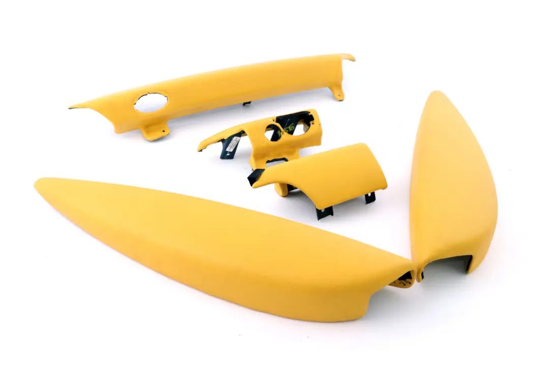 Dashboard Dash Lower Trim Cover Set Mellow Yellow to BMW Mini Cooper One 2 R55 R56 with Part number 2753323 BMW Mini Cooper One 2 R55 R56 Dashboard Dash Lower Trim Cover Set Mellow Yellow - SKU rhd-2753323-2 - Part number 2753323