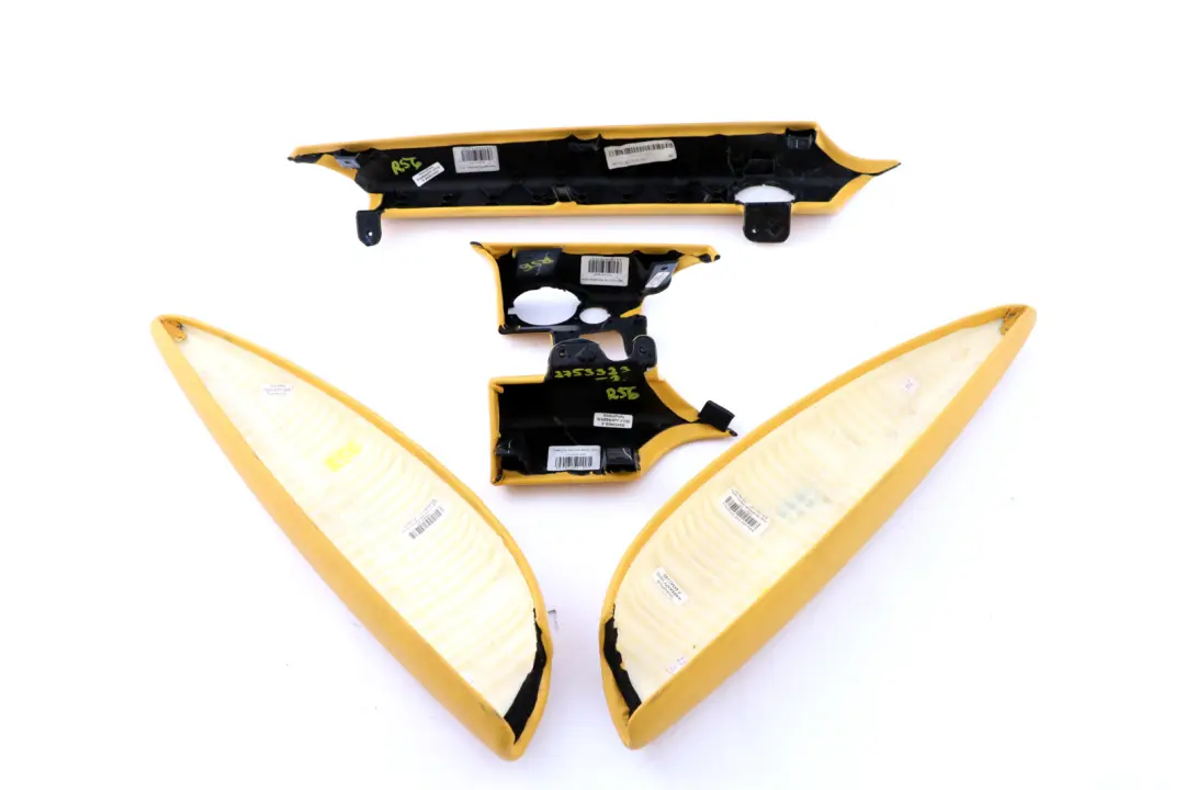 Dashboard Dash Lower Trim Cover Set Mellow Yellow to BMW Mini Cooper One 2 R55 R56 with Part number 2753323 BMW Mini Cooper One 2 R55 R56 Dashboard Dash Lower Trim Cover Set Mellow Yellow - SKU rhd-2753323-2 - Part number 2753323