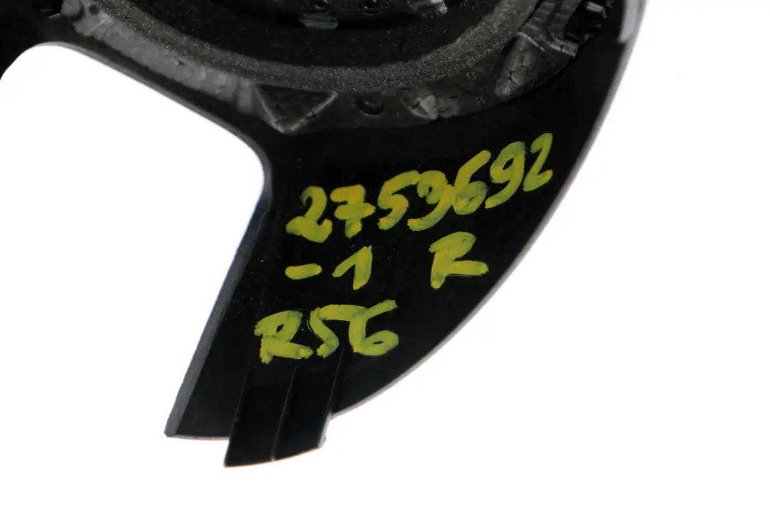 Loudspeaker Right Black Chrome O/S to BMW Mini Cooper R56 R55 R57 Cover with Part number 2756572 BMW Mini Cooper R56 R55 R57 Cover Loudspeaker Right Black Chrome O/S - SKU rhd-2753692-1 - Part number 2756572