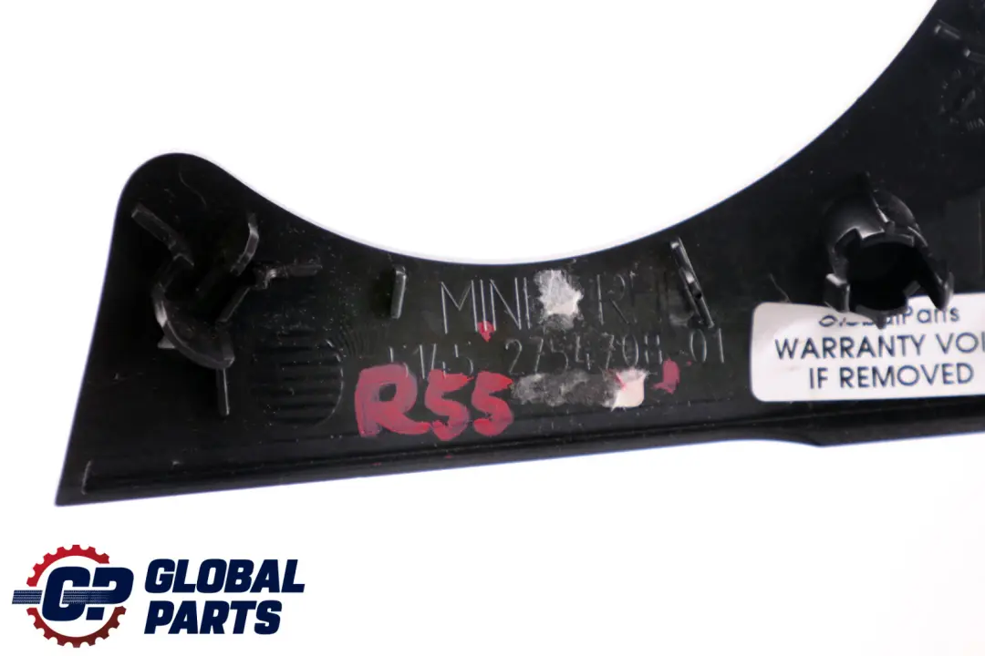 Dashboard Panel Trim Cover Right O/S Black to BMW MINI Coope R55 R56 with Part number 2754708 BMW MINI Coope R55 R56 Dashboard Panel Trim Cover Right O/S Black - SKU rhd-2754708 - Part number 2754708