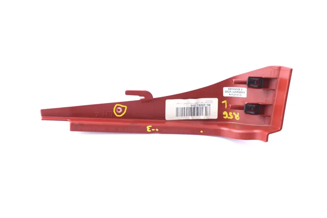 BMW Mini R56 R56N LCI Cover Dashboard Trim Bottom Left N/S Redwood Red - SKU rhd-2755585-3 - Part number 2755585