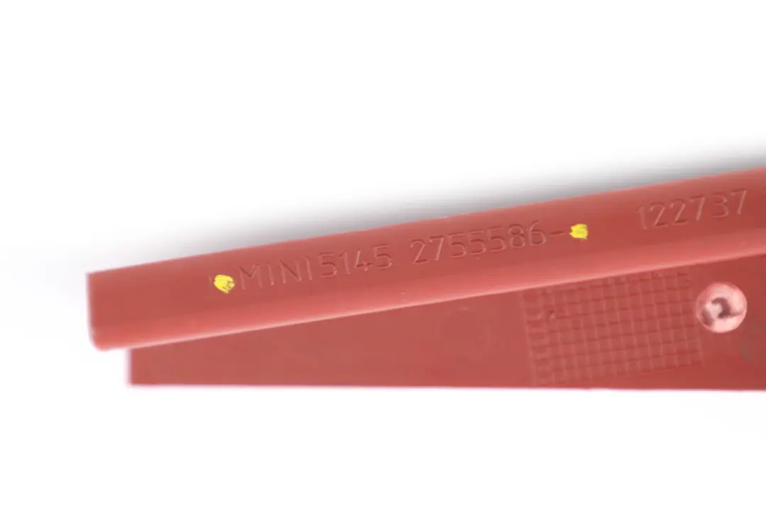 R56N LCI Cover Dashboard Trim Bottom Right O/S Redwood Red to Mini R56 with Part number 2755586 Mini R56 R56N LCI Cover Dashboard Trim Bottom Right O/S Redwood Red - SKU rhd-2755586-3 - Part number 2755586